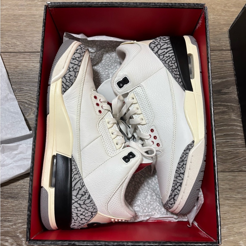 Nike Air Jordan White Cement Sneakers